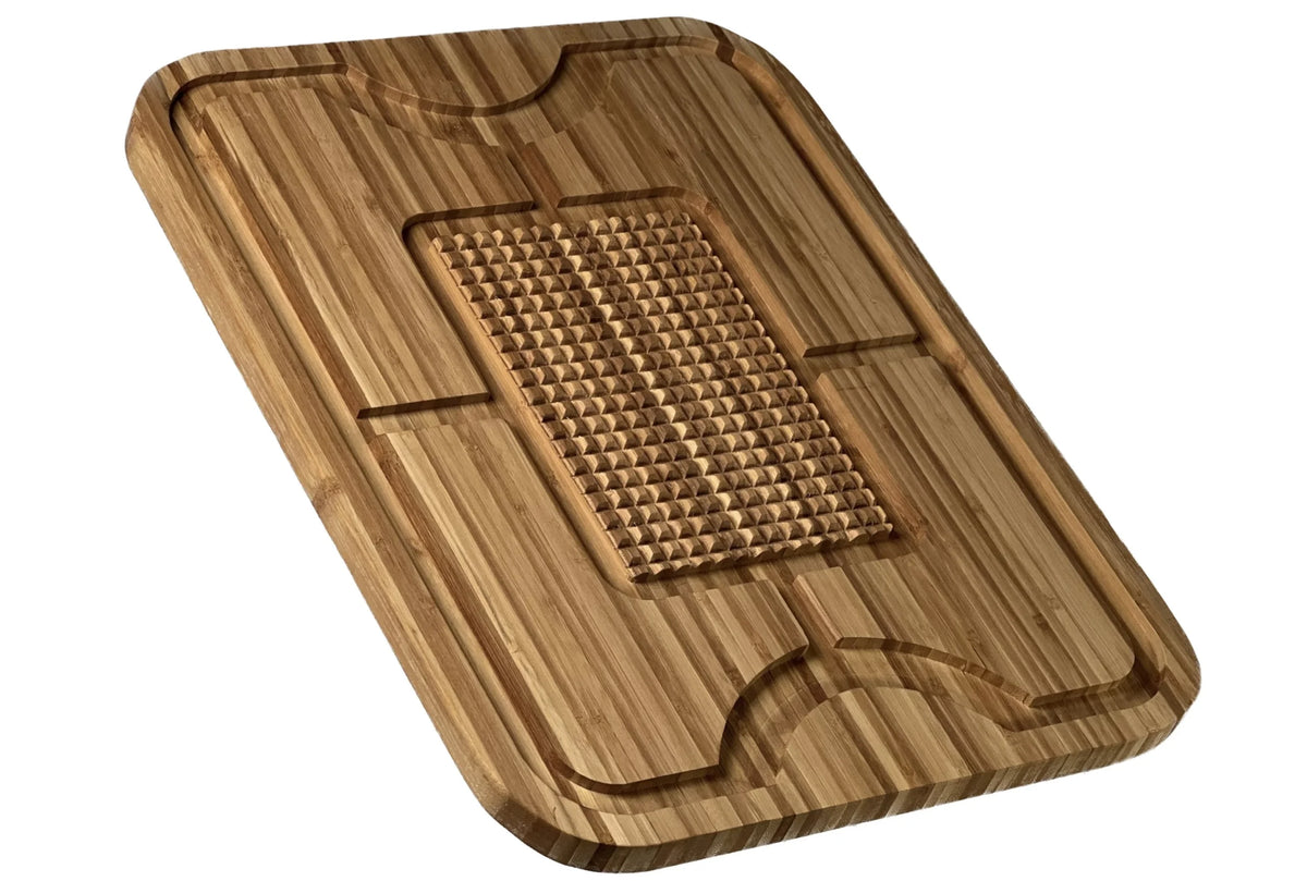 Organic Extra Large Bamboo Cutting Board – Extra Large Wood Cutting Board – Bamboo Carving Board for Meat Cheese and Vegetables ?C Reversible Large Wooden Cutting Boards for Kitchen ?C Reversible Cuttin